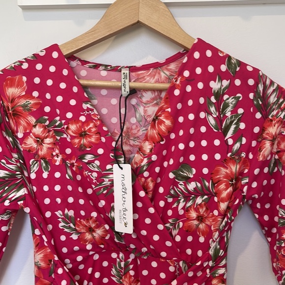 Mother bee maternity summer dress - Picture 4 of 10